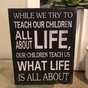 Black and White Box Family Sign By Barnyard Designs